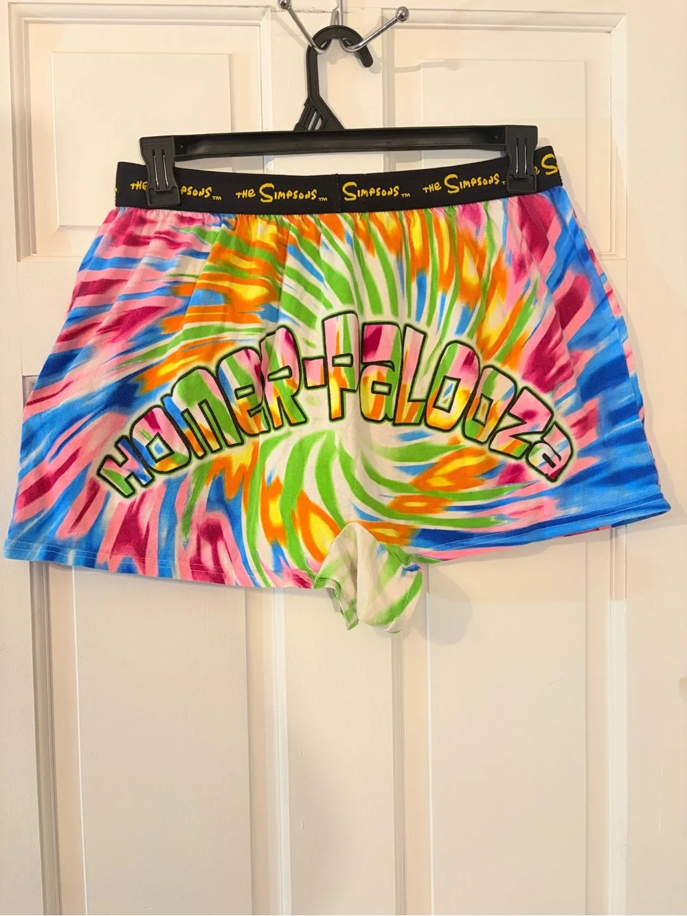 Vintage 2005 The Simpsons I Homer Simpson Tie Dye Boxer Shorts I Size L